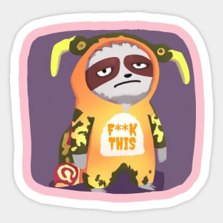 Halloween is done Sticker